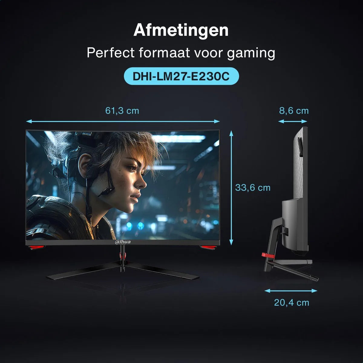 Dahua 27 inch E230C 165Hz Curved TFT Monitor