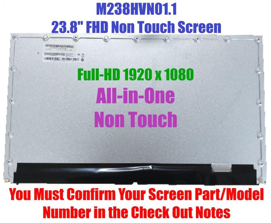 23.8" M238HVN02.1 LCD Screen Display FHD All in one PC Replacement Screen
