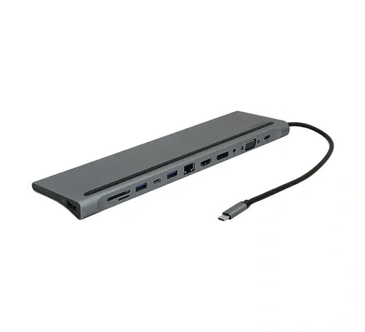 Vention USB-C MULTI-FUNCTIONAL 12 in 1 DOCKING STATION - Type-C to DP/HDMI/VGA/USB-C Gen 1/USB 3.0x2/USB 2.0/RJ45/SD/TF/TRRS 3.5mm/PD
