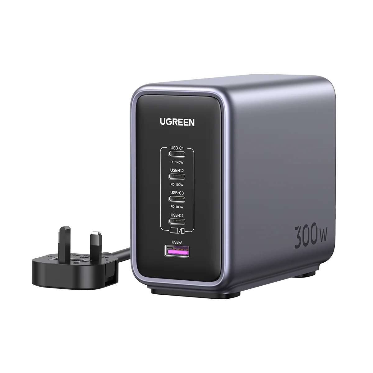 UGREEN 300W Nexode PD GaN Fast Charging Station UK CD333 90904B