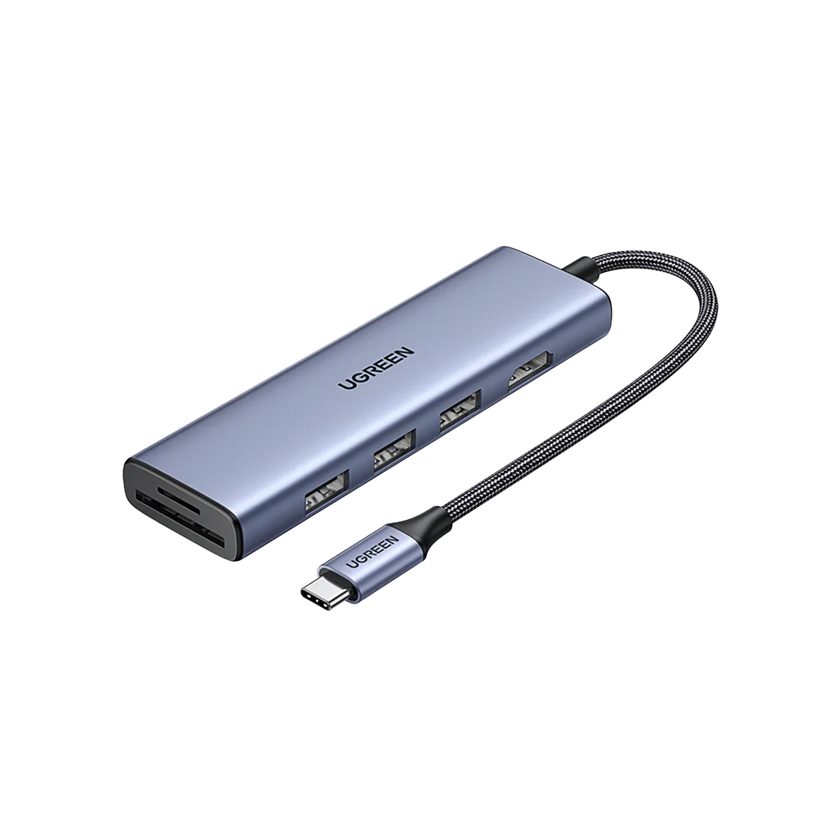 UGREEN CM511 20956A 6 in 1 USB-C Hub With 1x 4K HDMI, 3x USB-A 3.0, SD/TF