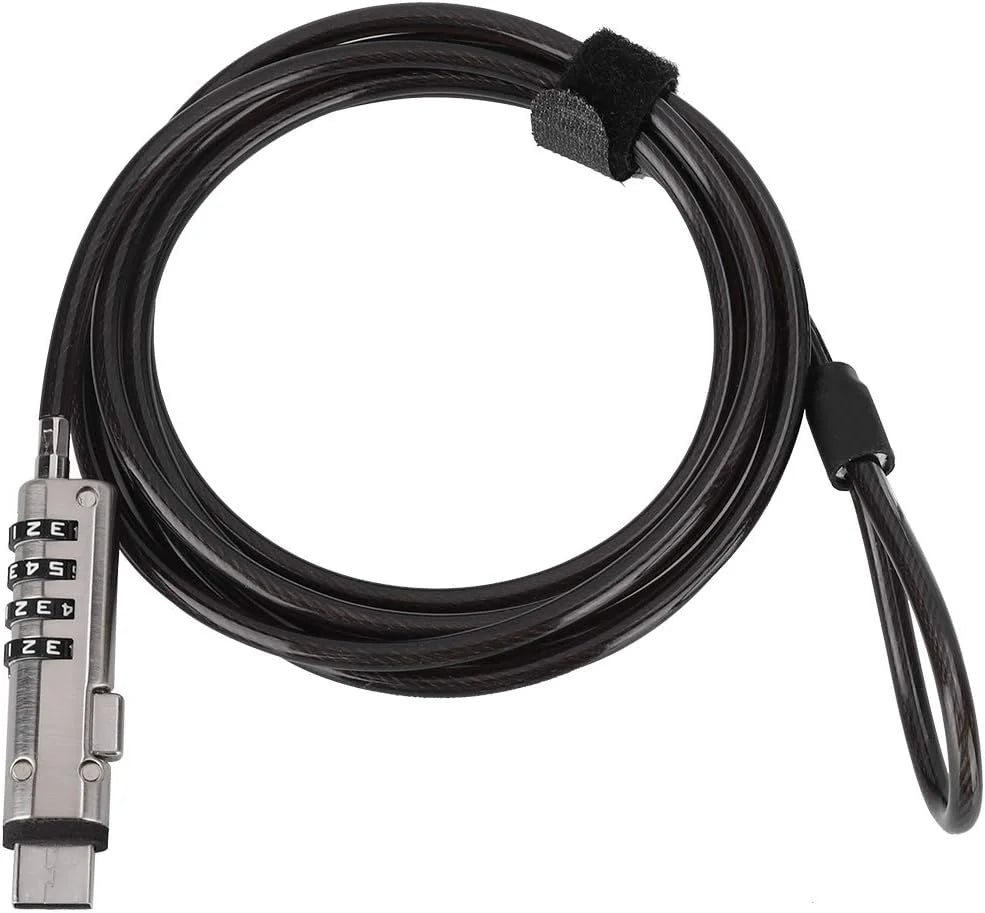 USB Laptop Combination Cable Lock