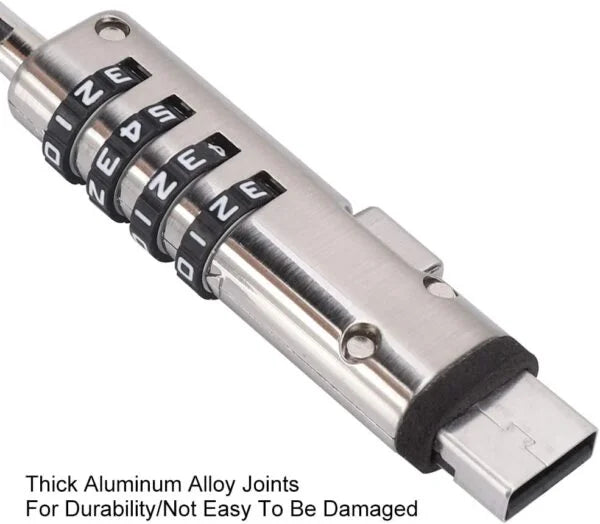 USB Laptop Combination Cable Lock