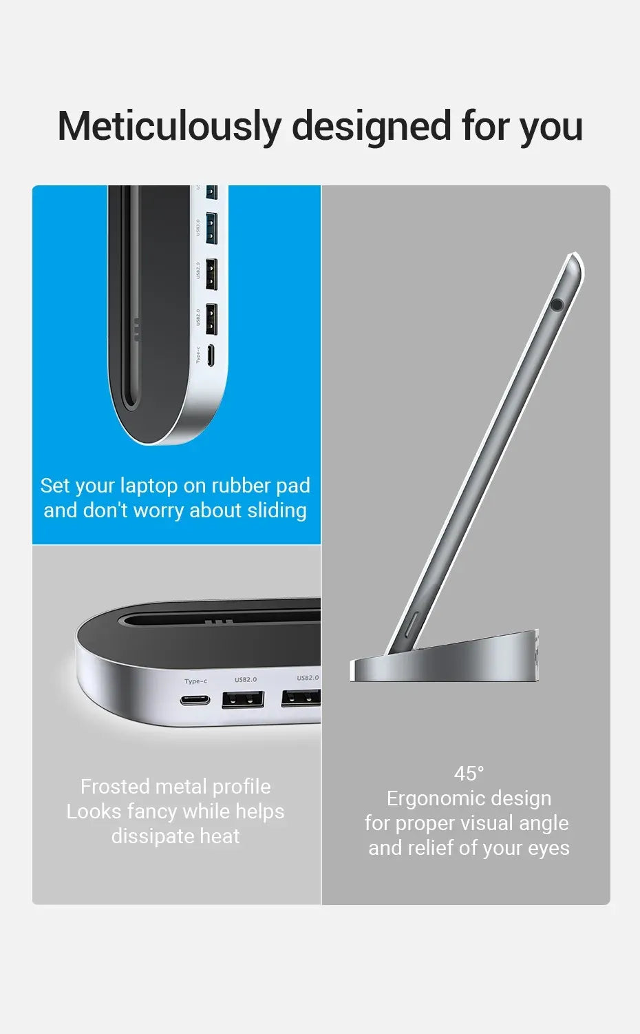 Vention USB-C MULTI-FUNCTIONAL 12 in 1 DOCKING STATION (VEN THEBC) Type-C to HDMI/VGA,USB-C/ USB2.0*2/ USB3.0*2/SD/TF/ RJ45/ VGA/ HDMI/ PD/ 3.5mm