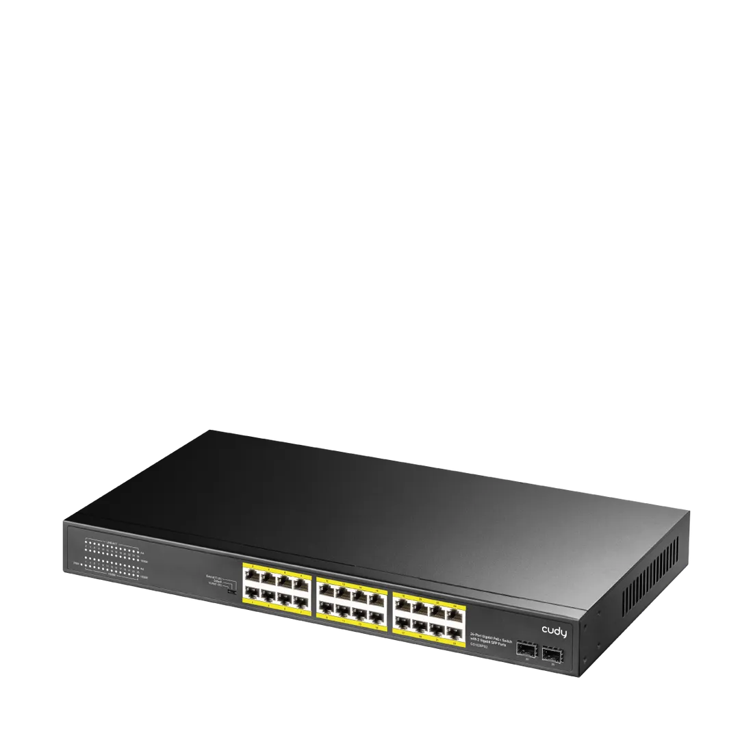CUDY 24-PORT GIGABIT PoE(300watts) + Switch with 2 Gigabit SFP Slot