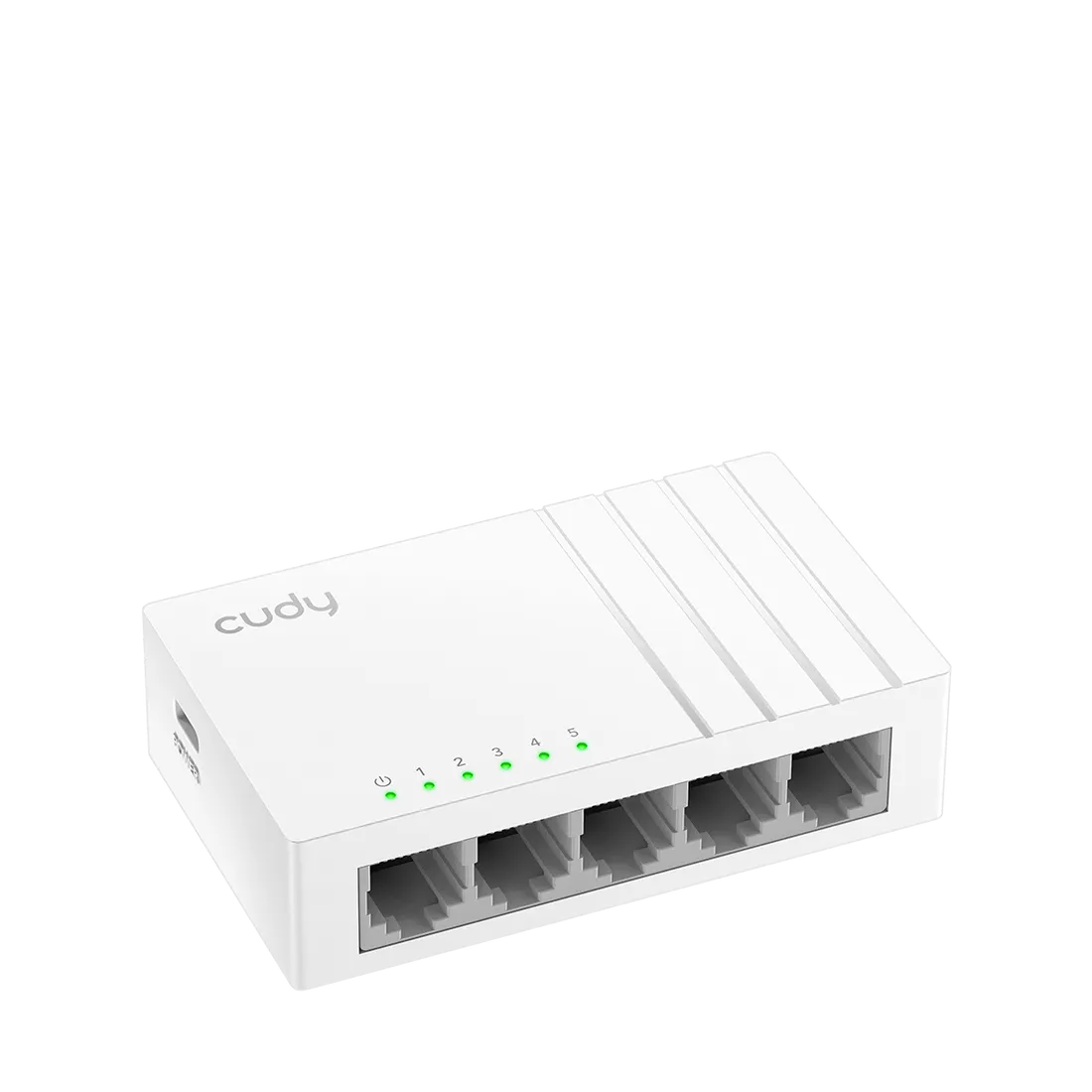 CUDY 5-PORT Gigabit metal switch 8 x 10/100/1000Mbps RJ45 ports