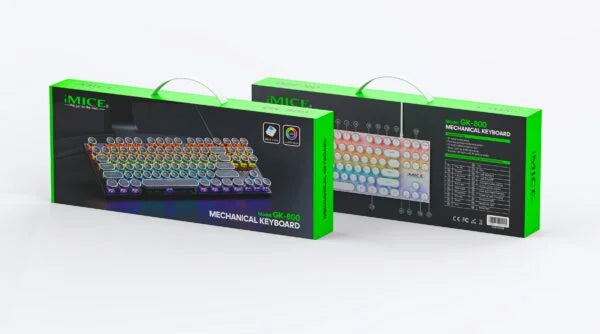 iMICE GK-800 RGB Wired Mechanical Gaming Keyboard