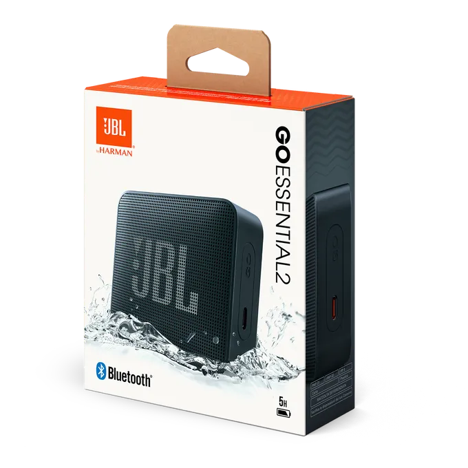 JBL GO Essential 2 Bluetooth Speaker-Black