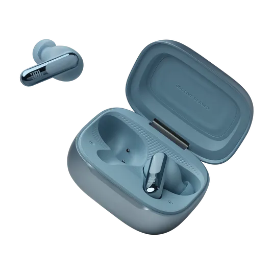 JBL LIVE Beam 3 True wireless Earbuds with noise cancelling-Blue