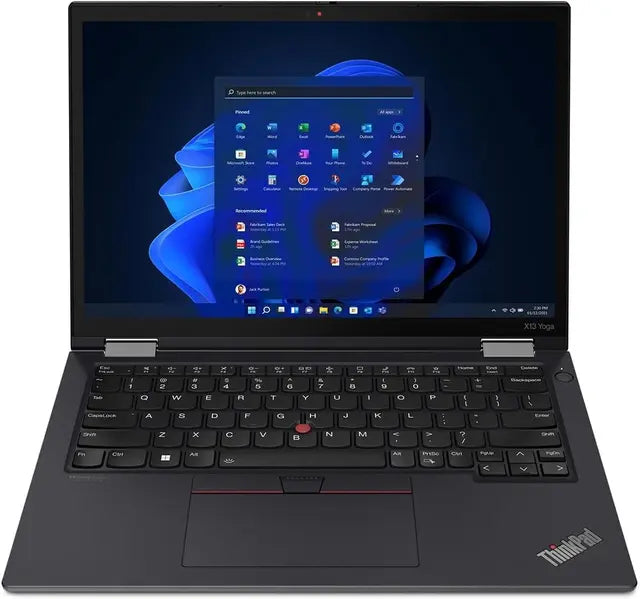 Lenovo ThinkPad X13 Yoga Gen 3 2 in 1 12th Generation Intel Core i7-1265U 13.3" Touchscreen Display 32GB LPDDR4x 4266MHz 256GB PCIe SSD Gen4 Performance Intel Iris Xe Graphics