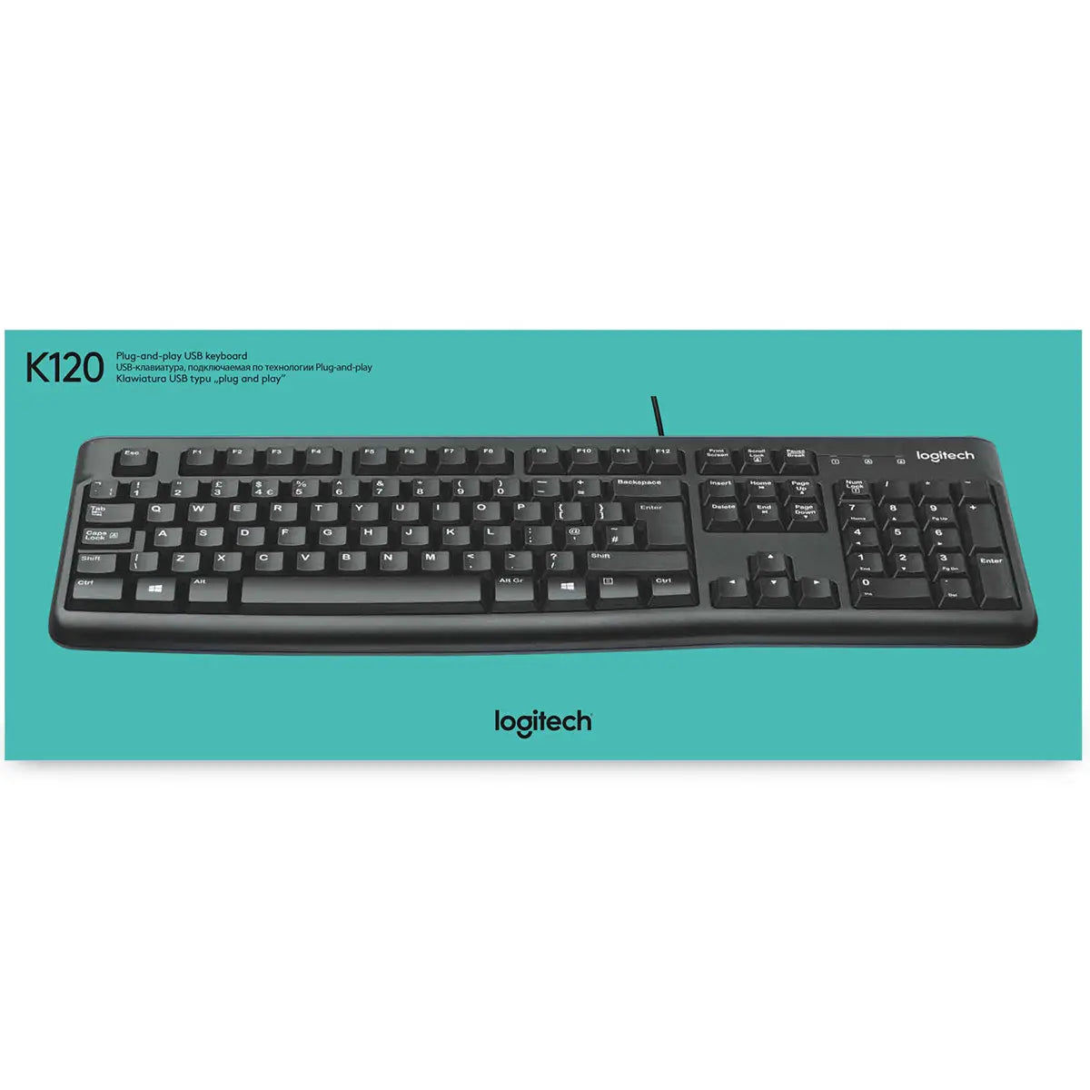 Logitech K120 USB Standard Keyboard