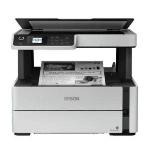 Epson EcoTank M2170 Wireless Monochrome Ink Tank Printer Print Copy and Scan Duplex Printing Wi-Fi Wi-Fi Direct Ethernet USB Interface with LCD Screen