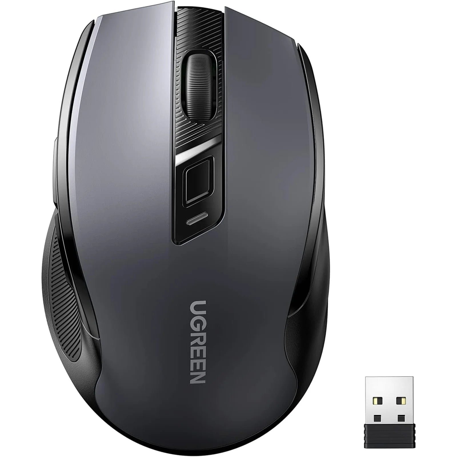 Ugreen Wireless Ergonomic Silent Mouse 2.4G Wireless & Bluetooth - Maroon | MU006 90855