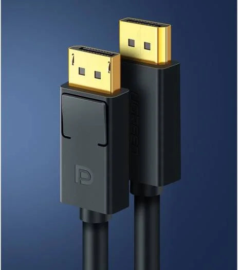 UGREEN DP102 10212 Display Port to Display Port 4K @60Hz Gold-Plated Connector 3 Meters Cable Length - Black