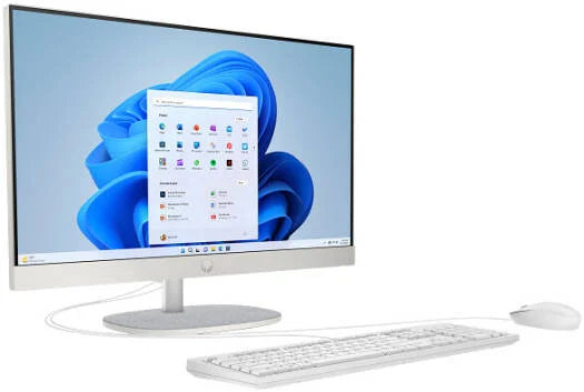 HP 24-CR1002I All-In-One Desktop Computer Intel Core Ultra 7-155U 16GB RAM 512GB SSD 24" FHD IPS Display - White | CW2U8PA