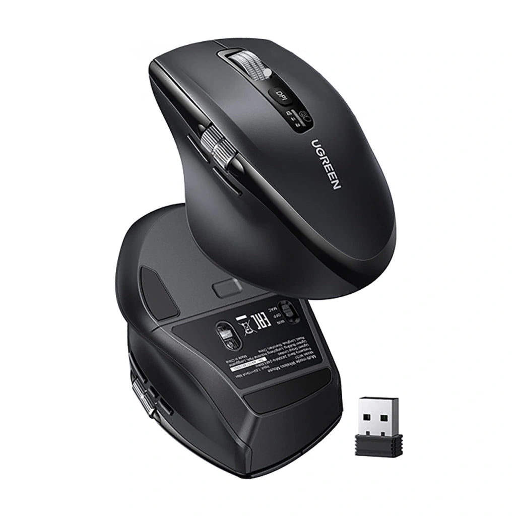 UGREEN Thumb Wheel & Side Scrolling Multi-Mode Wireless Bluetooth Mouse M751 45792