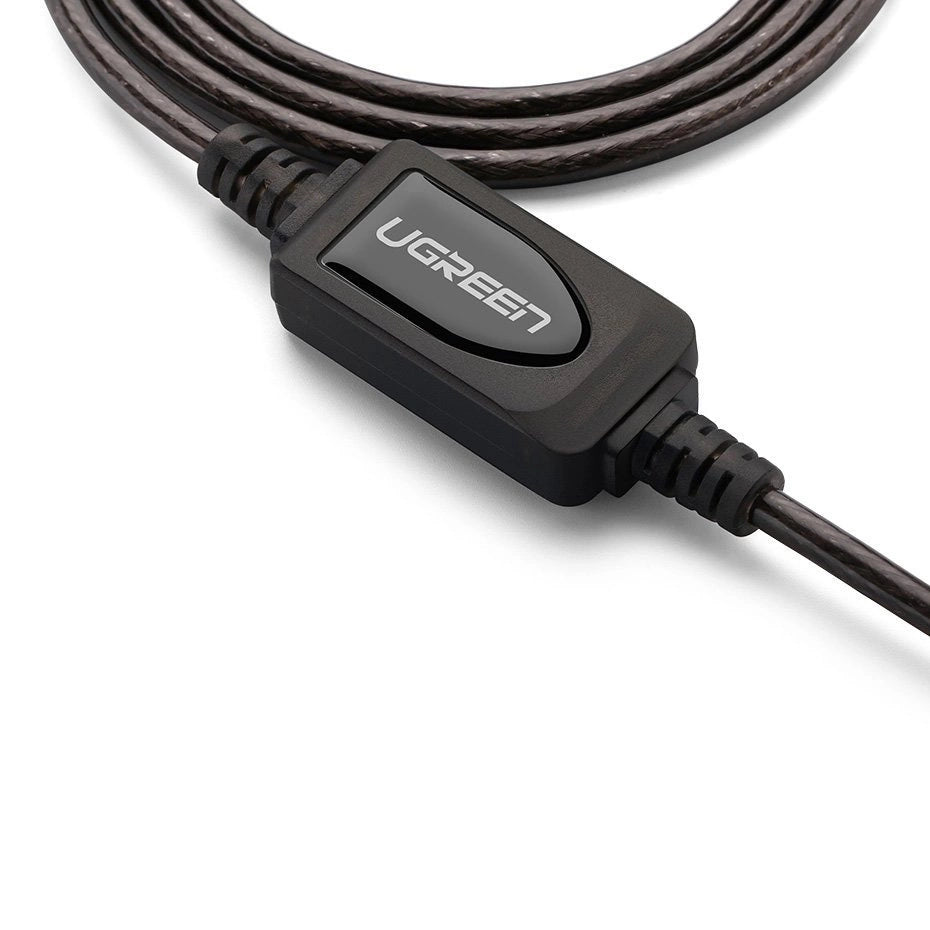 UGREEN Active Cable USB 2.0 Extension Cable 480 Mbps 25 Metres Black (US121 10325)