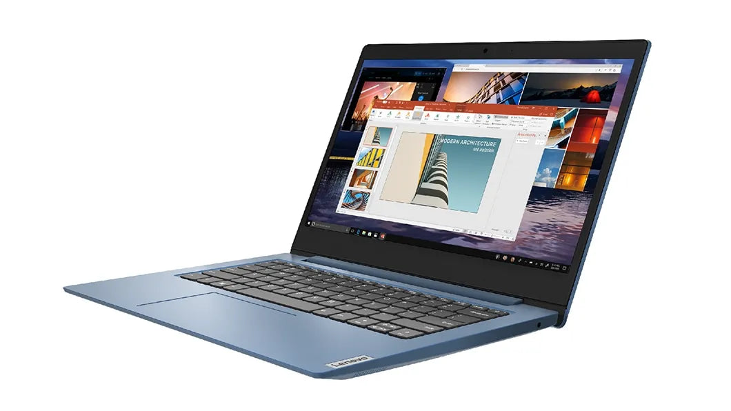 Lenovo IdeaPad 1 14IGL Laptop Intel Celeron N4020 Laptop Intel UHD Graphics 600 8 GB DDR4-2400 Ram 256 GB SSD 14" HD Display Cloud Grey