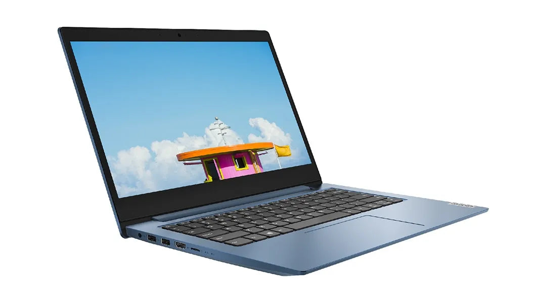 Lenovo IdeaPad 1 14IGL Laptop Intel Celeron N4020 Laptop Intel UHD Graphics 600 8 GB DDR4-2400 Ram 256 GB SSD 14" HD Display Cloud Grey