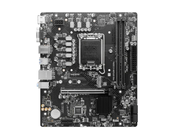 MSI PRO B760M-E DDR4 Gaming Desktop Motherboard