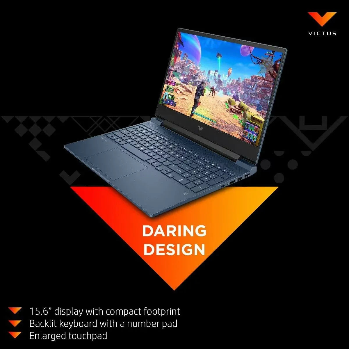 HP Victus Gaming Laptop 15-fa Intel Core i5-12450H 16GB RAM 512GB SSD 15.6 Inch 144Hz Refresh Rate Display 4GB NVIDIA GTX 1650 Graphics Card