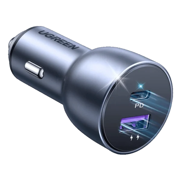 UGREEN CD213 60980 52.5W USB / USB-C Car Charger - Space Grey