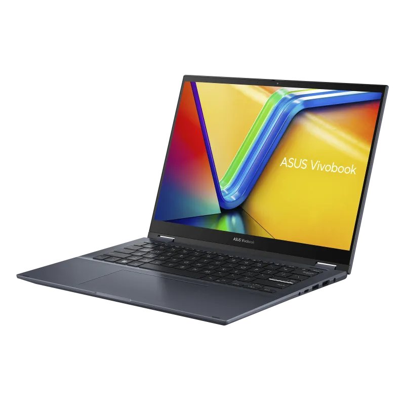 ASUS Vivobook S 14 Flip -TP3402ZA Laptop Intel Core i5-12500H 2.3 GHz 12th Gen Processor 8GB Ram 1TB SSD Storage 14-inch 2K OLED Touchscreen Display Stylus Quiet Blue