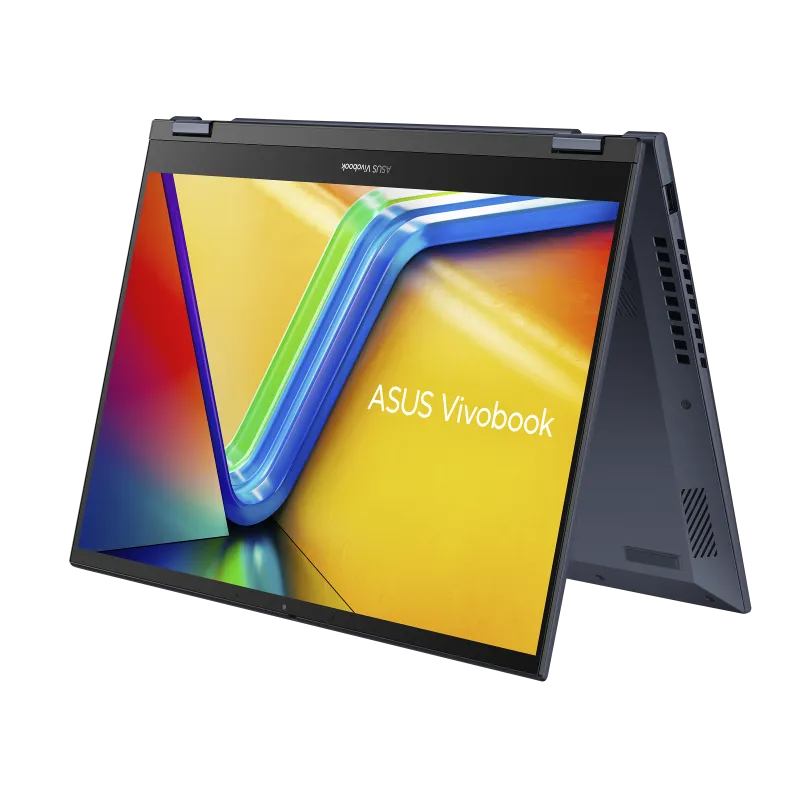 ASUS Vivobook S 14 Flip -TP3402ZA Laptop Intel Core i5-12500H 2.3 GHz 12th Gen Processor 8GB Ram 1TB SSD Storage 14-inch 2K OLED Touchscreen Display Stylus Quiet Blue
