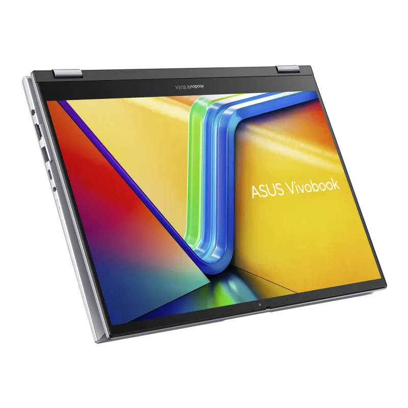 ASUS Vivobook S 14 FLIP(TP3402VA) Laptop Intel Core i7-13700H up to 5.0GHz 13th Gen Processor Intel Iris Xᵉ Graphics 16GB DDR4 Onboard Ram 512GB PCIe NVMe SSD Storage 14.0 Inch WUXGA (1920 x 1200) Display Silver