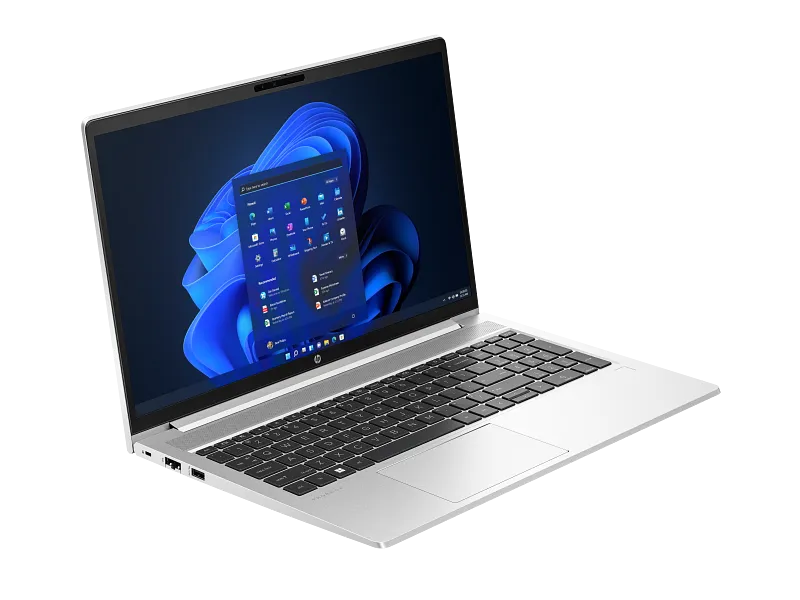 HP PROBOOK 450 G10 Laptop Intel Core i5 -1335U 16 GB DDR4-3200 MHz Ram 512 GB PCIe NVMe SSD Storage 15.6" FHD (1920 x 1080) IPS Display Full Backlit Keyboard Pike silver aluminum