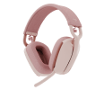 Logitech Zone Vibe 100 Lightweight Wireless Over-Ear Headphones with Noise-Cancelling Microphone –