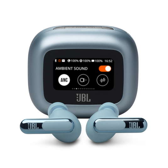 JBL LIVE Beam 3 True wireless Earbuds with noise cancelling-Blue