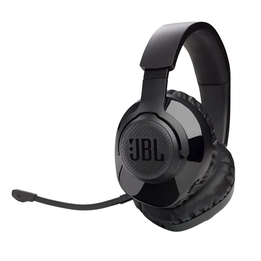 JBL Quantum 350 Over ear USB Wired Gaming Headset with Boom Mic-Black