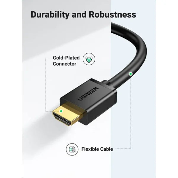 UGREEN 2M HDMI to DVI Bi-Directional DVI-D 24+1 1080P Full HD Cable (10135)