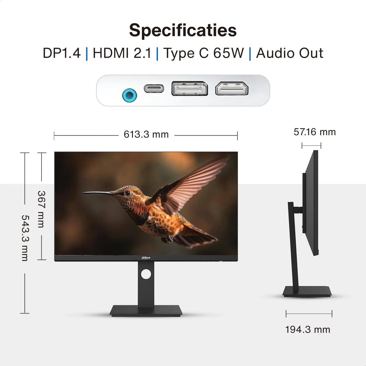 Dahua 27 inch LM27-P301A QHD IPS Monitor  75 Hz USB-C