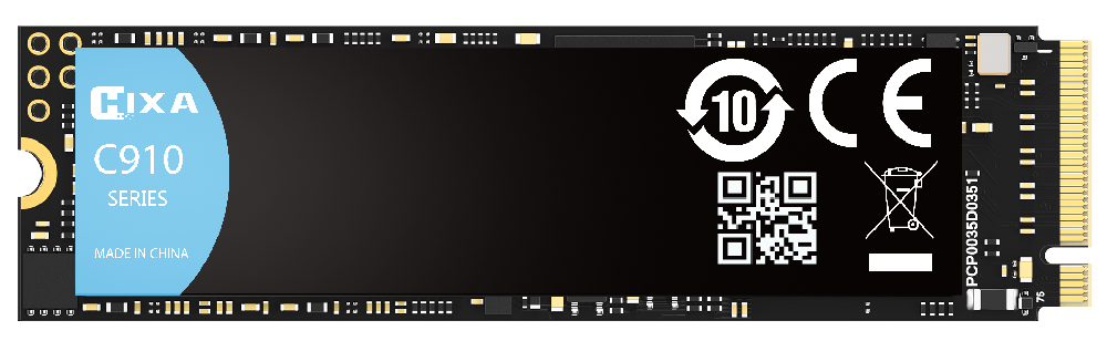 Hixa C910 Series 512GB M.2 NVMe 2280 SSD