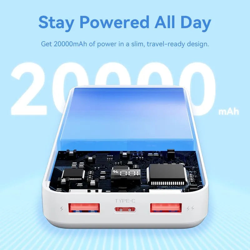 Vention 20,000mAh Power Bank - BLACK