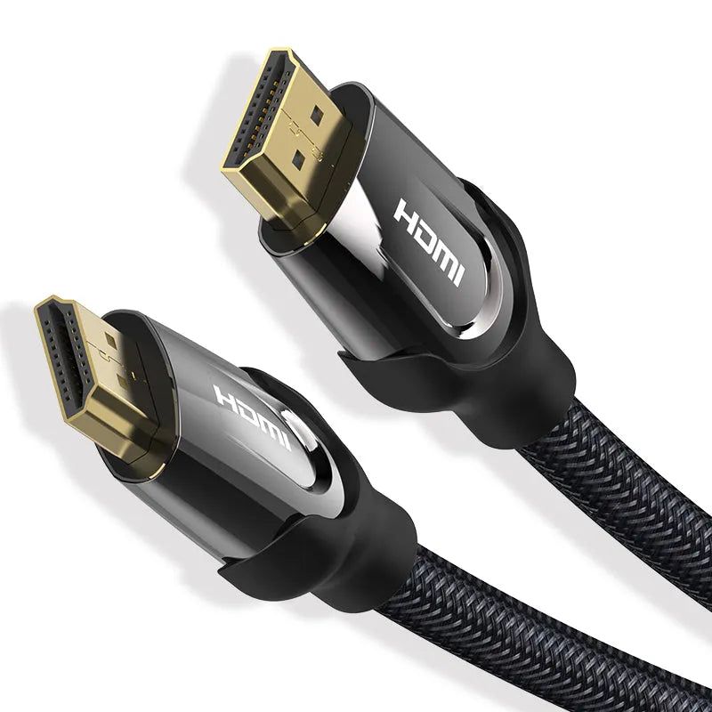 Vention Nylon Braided HDMI Cable 8M Black Metal Type