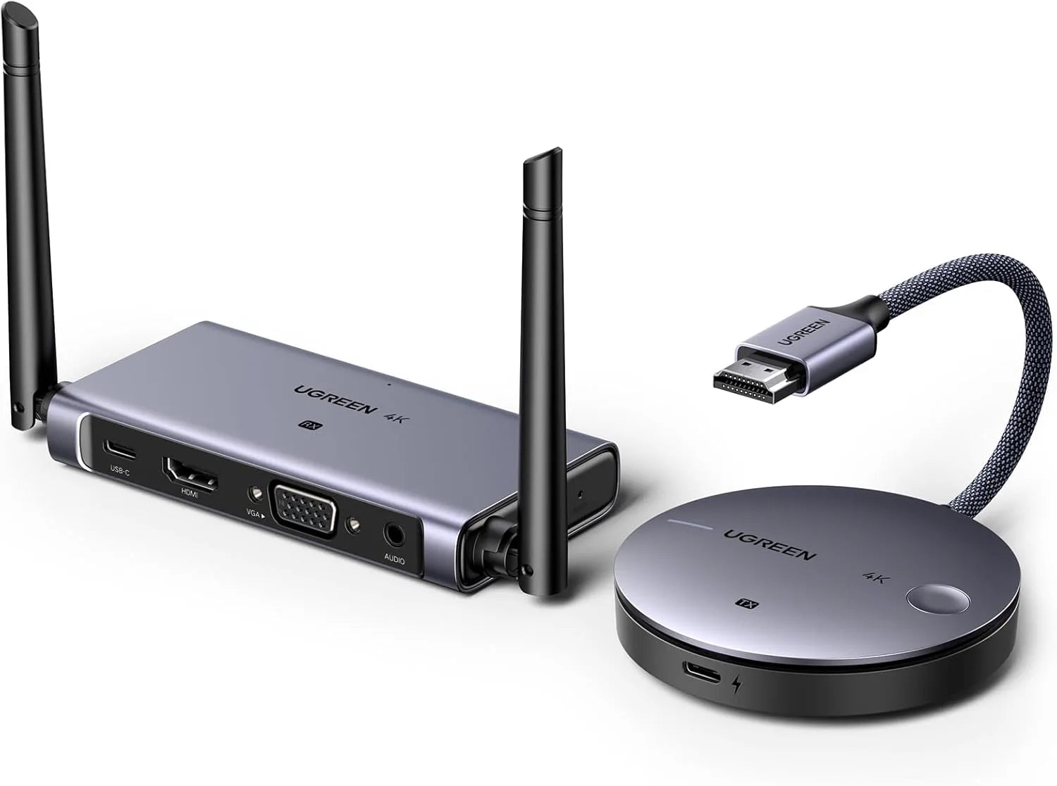 UGREEN 4K@30Hz Wireless HDMI Transmitter and Receiver 50M Range