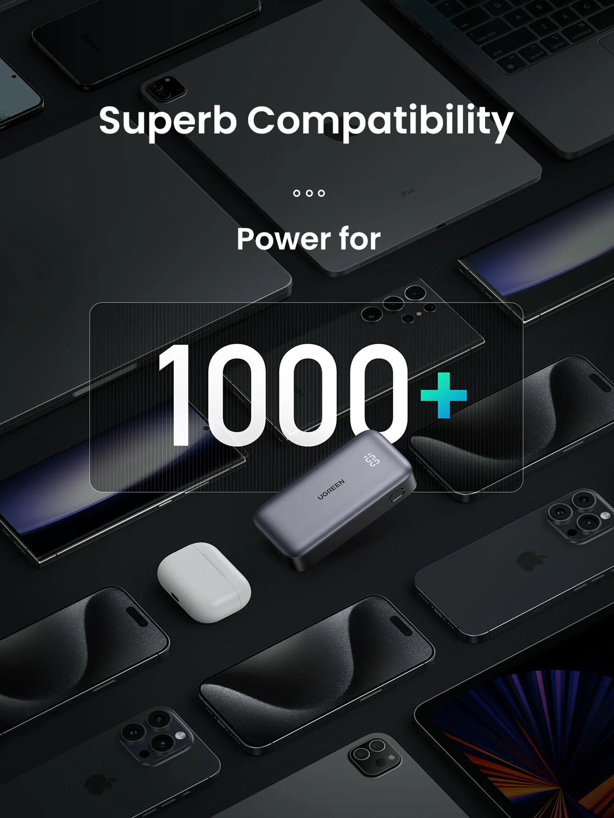 UGREEN 10000mAh 30W Nexode Fast Charging Power Bank PB502 25185
