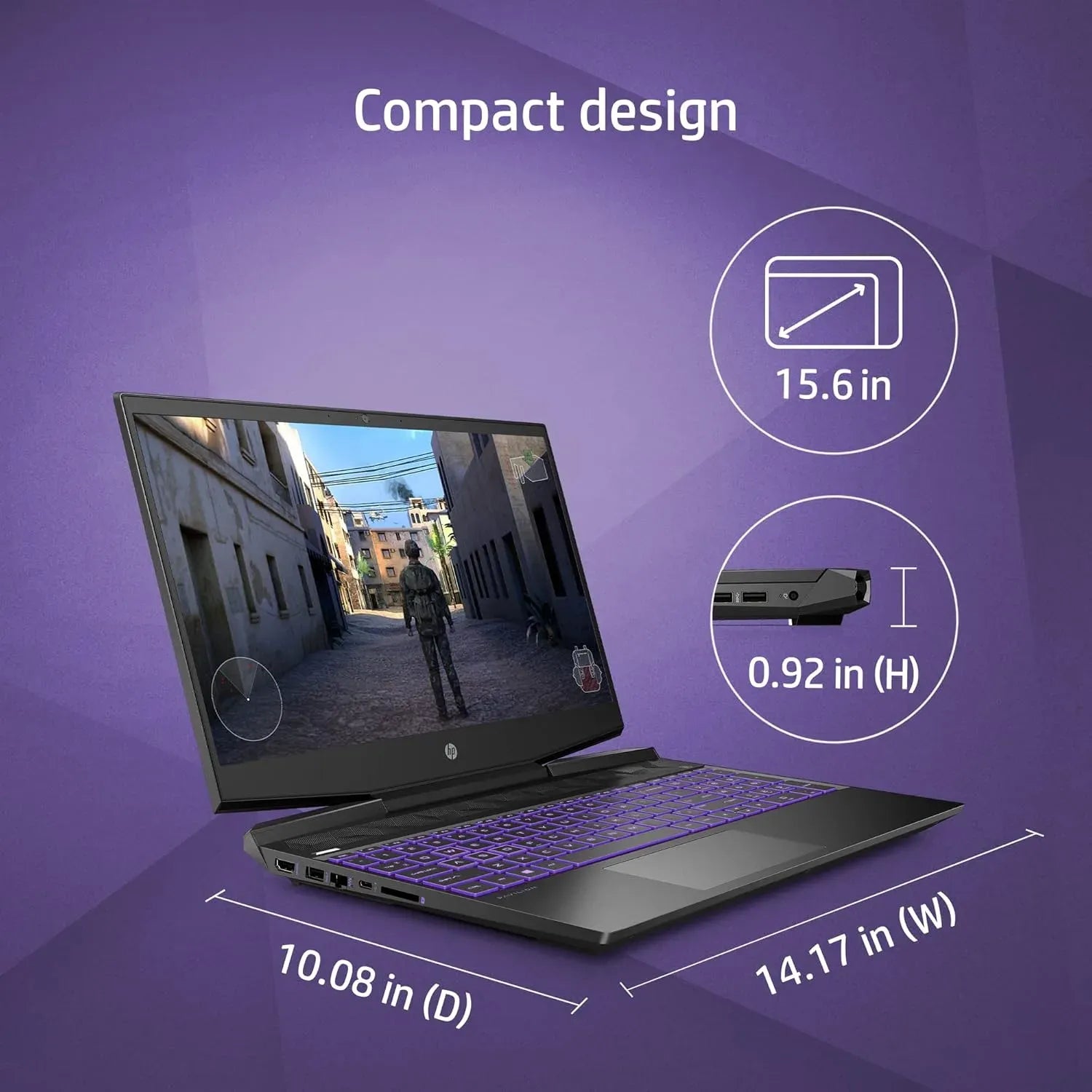 HP Pavilion Gaming 15 11th Gen Intel Core i5 11th Generation 15.6 Inch 144Hz FHD Gaming Laptop 8GB RAM 512GB SSD 4GB GTX 1650 Graphics