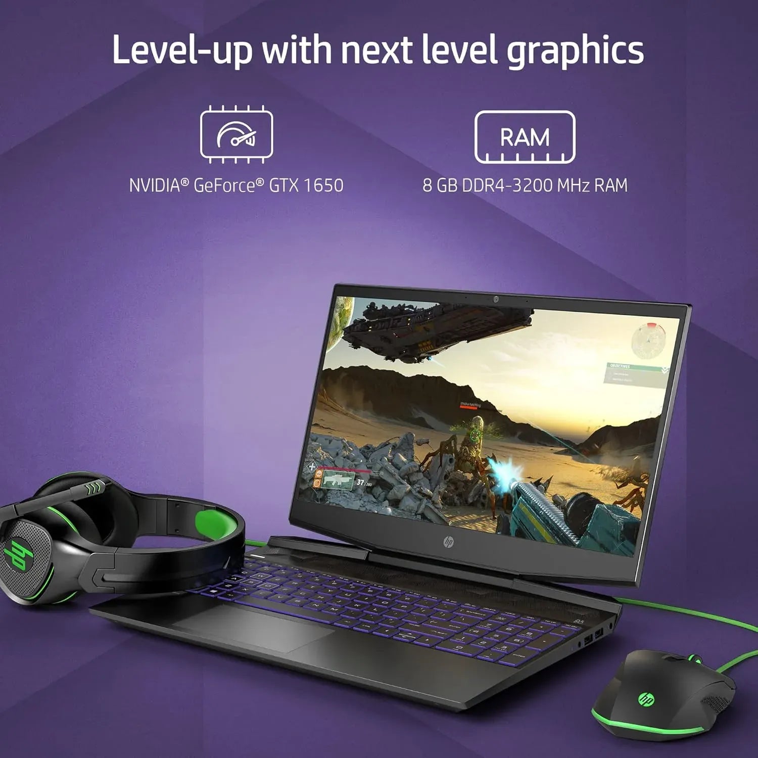 HP Pavilion Gaming 15 11th Gen Intel Core i5 11th Generation 15.6 Inch 144Hz FHD Gaming Laptop 8GB RAM 512GB SSD 4GB GTX 1650 Graphics
