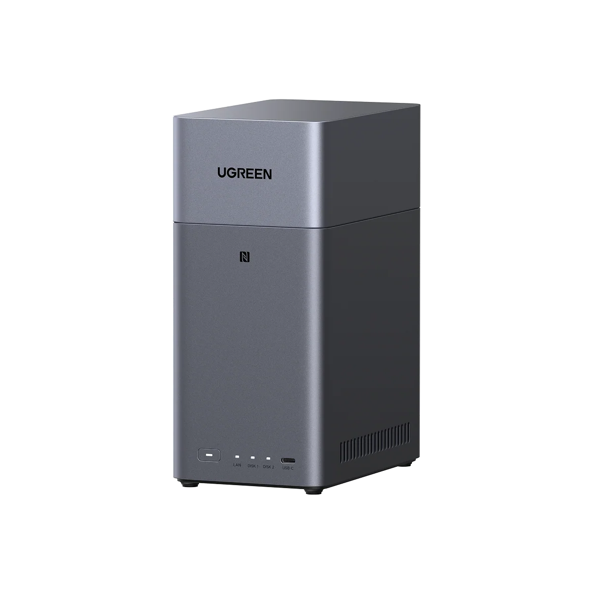 UGREEN NAS DH2300 95998 2-Bay Desktop NAS Support Capacity 64TB (Diskless) | Remote Access, AI Photo Album, Beginner Friendly System, 4GB RAM on Board,1GbE, 4K HDMI, Network Attached Storage (Diskless)