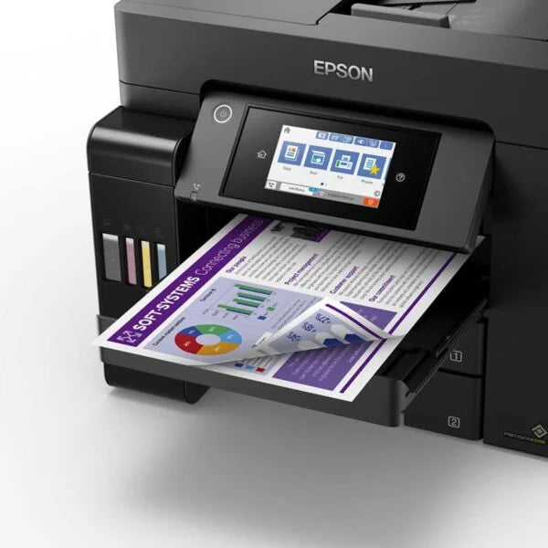 EcoTank L6570 Wi-Fi Duplex Multifunction ADF InkTank Office Printer Print Scan Copy and Fax Wi-Fi Printing