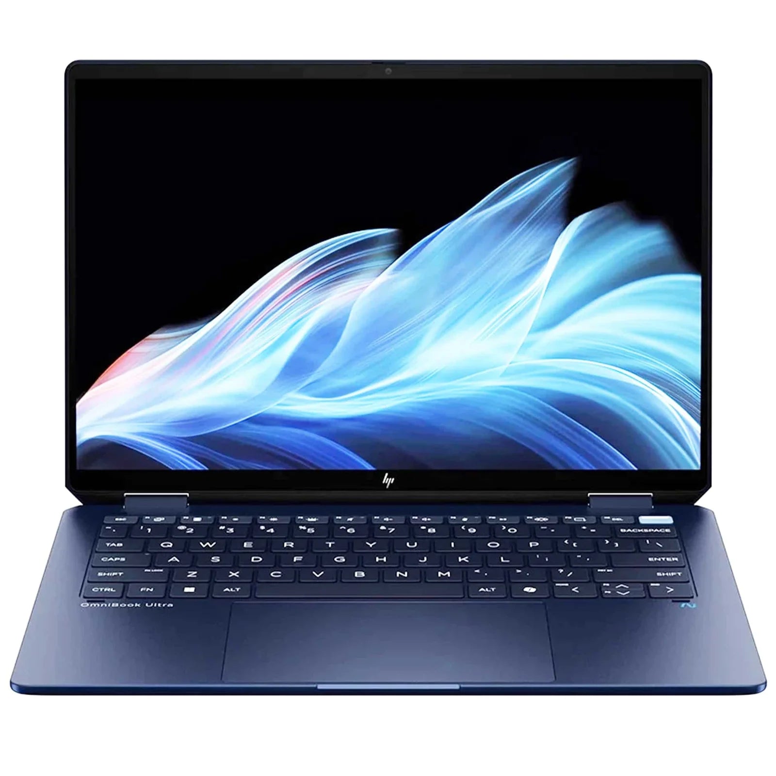 HP OmniBook X FlipNGAI 14-fm0023dx Laptop Intel Core Ultra 7 256V 16GB LPDDR5x RAM 1TB PCIe NVMe M.2 SSD 14" IPS LED Touchscreen Display 5MP IR AI Camera Windows 11 Home Poly Studio with Dual Speakers (B5UJ2UA)