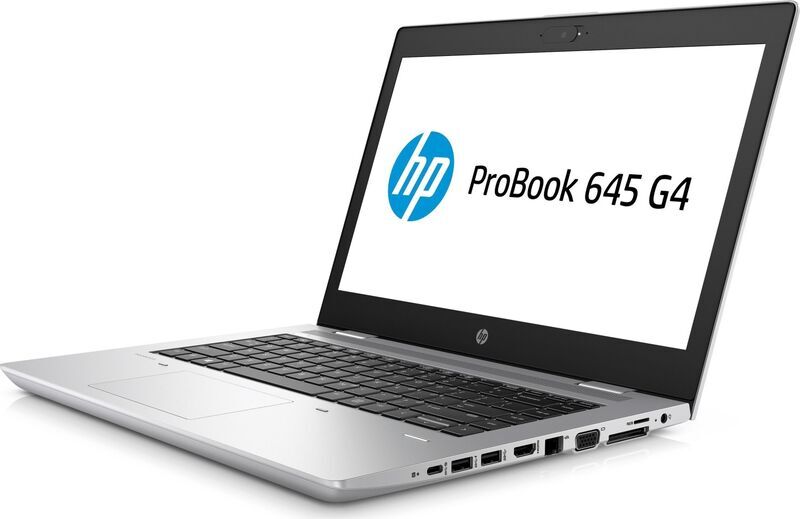 HP ProBook 645 G4 Notebook PC AMD Ryzen 5 PRO 2600U 14" HD SVA eDP Anti-glare Display 16GB RAM 256GB DDDR4-2400 SDRAM AMD Radeon Vega Graphics 720p HD Webcam