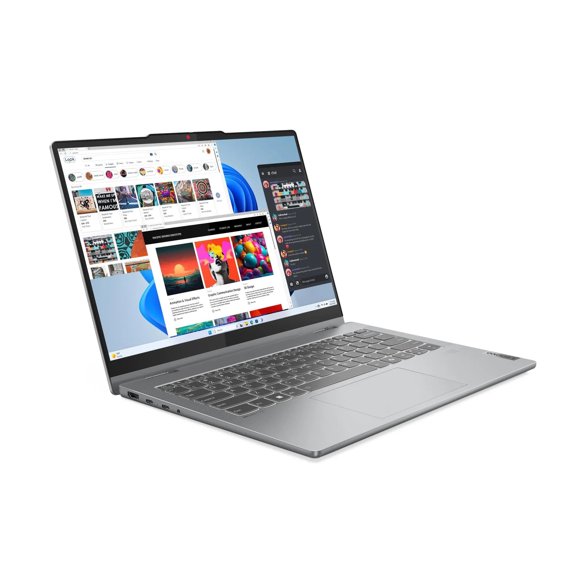 Lenovo IdeaPad FLEX 5 14IRH9 Laptop Intel Core i5-13420H Intel UHD Graphics 8GB Ram 512GB SSD Storage Windows 11 Home 14" WUXGA Display Luna Grey