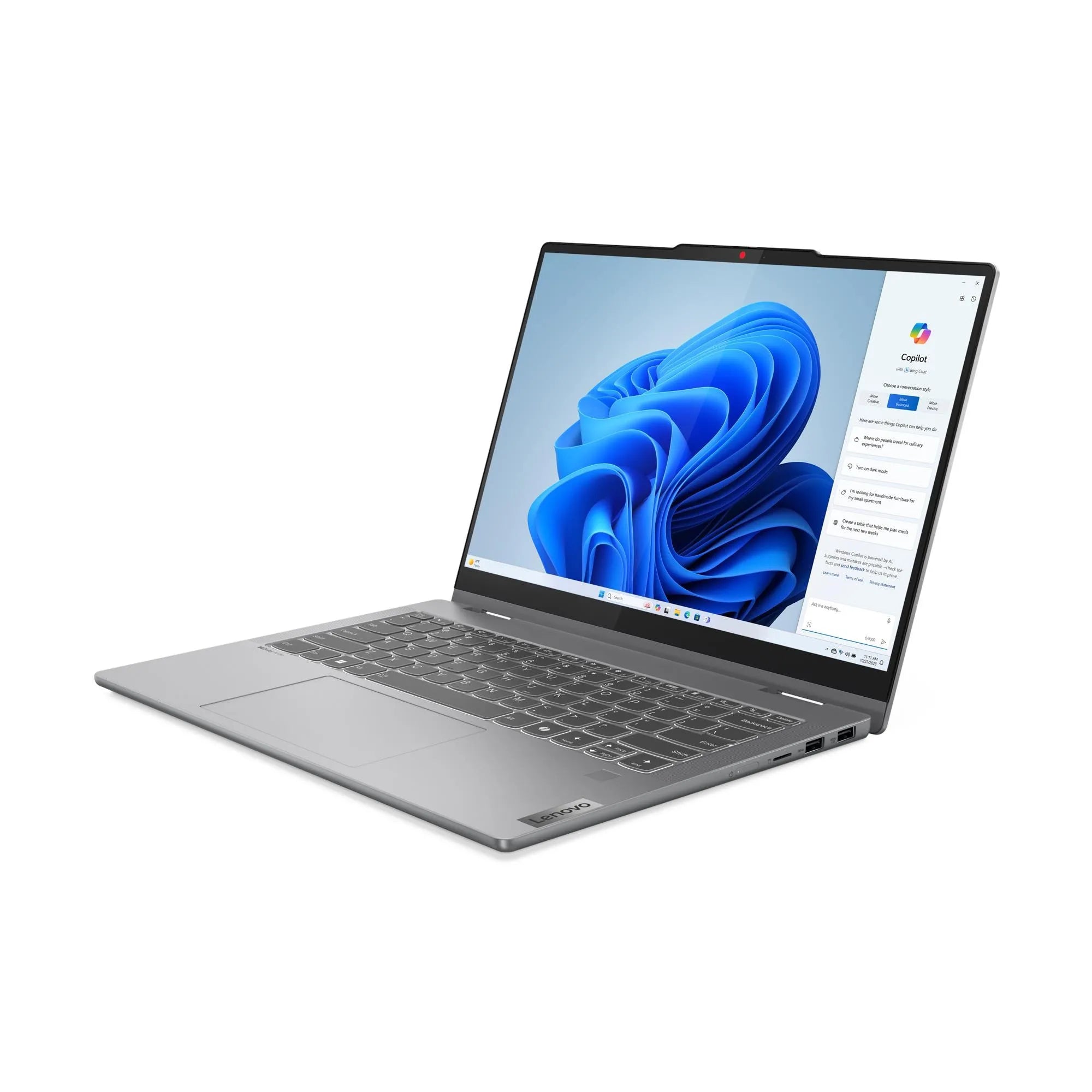 Lenovo IdeaPad FLEX 5 14IRH9 Laptop Intel Core i5-13420H Intel UHD Graphics 8GB Ram 512GB SSD Storage Windows 11 Home 14" WUXGA Display Luna Grey