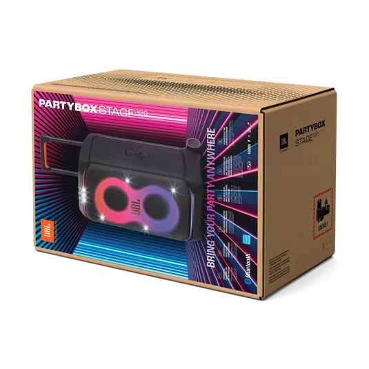 JBL PARTYBOX STAGE 320 Bluetooth Party Speaker with handle-Black