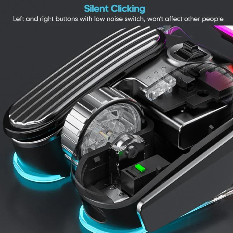 iMICE T800 Rechargeable Bluetooth Dual Mode Wireless Gaming Mouse With RGB Lighting